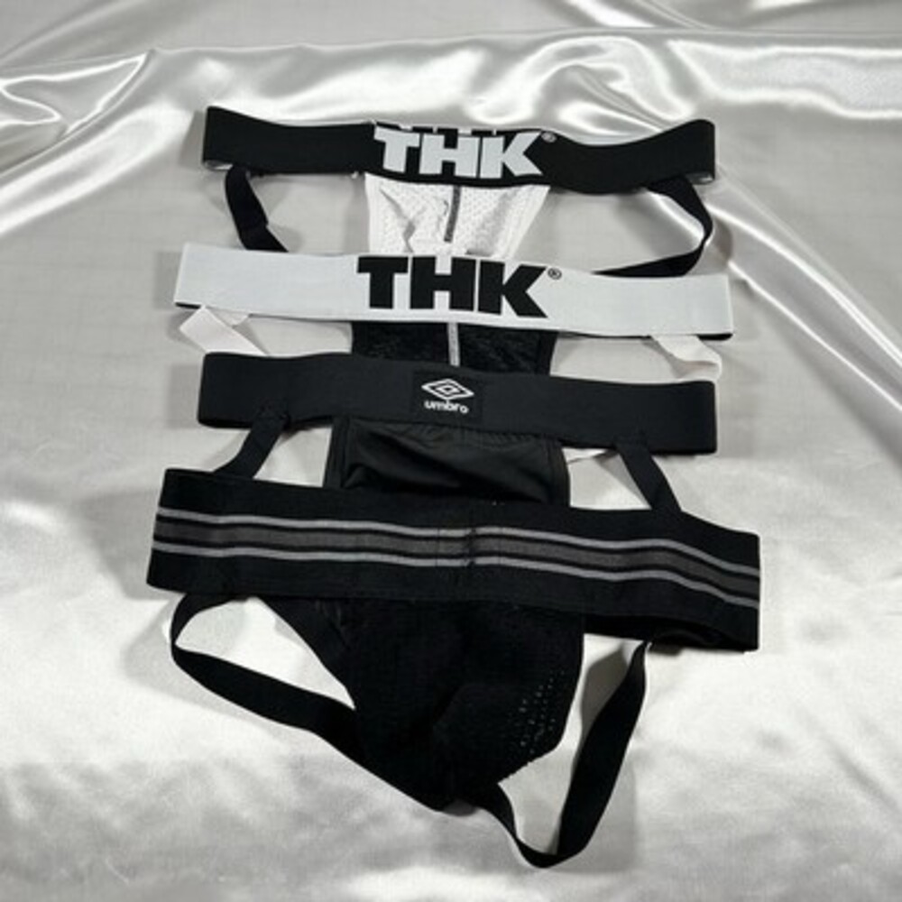 THK 3 XL MALE JOCKSRAP AND ONE UMBRO JOCKSTRAP XL , ALL SIZE XL NEW WOT